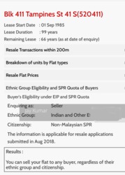 Blk 411 Tampines Street 41 (Tampines), HDB 3 Rooms #180815212